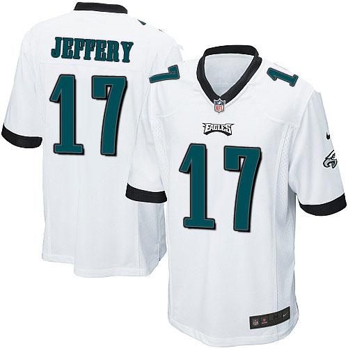 Nike Eagles #17 Alshon Jeffery White Youth Stitched NFL New Elite Jersey - Click Image to Close
